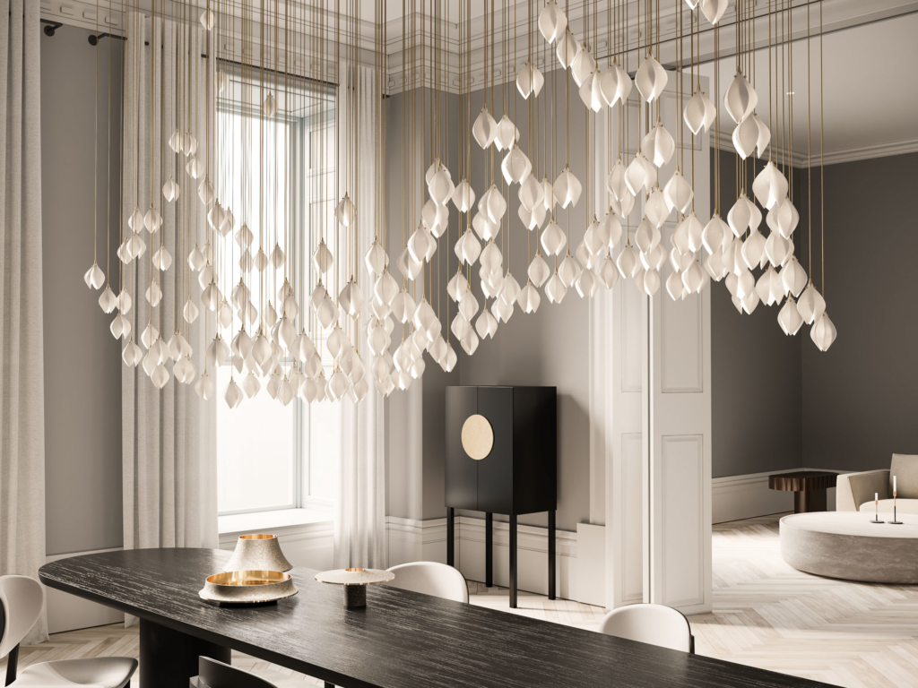 STUDIOTWENTYSEVEN • BLOOM BLANKET CHANDELIER BY HABERDASHERY