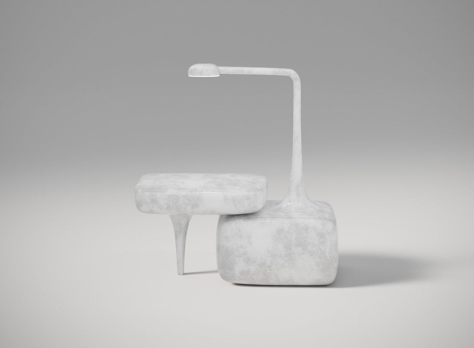STUDIOTWENTYSEVEN • INFINITY BEDSIDE TABLE 01 CONCRETE BY EVA SZUMILAS