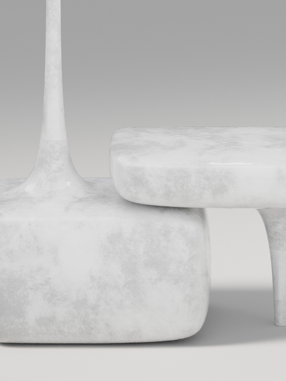 STUDIOTWENTYSEVEN • INFINITY BEDSIDE TABLE 01 CONCRETE BY EVA SZUMILAS
